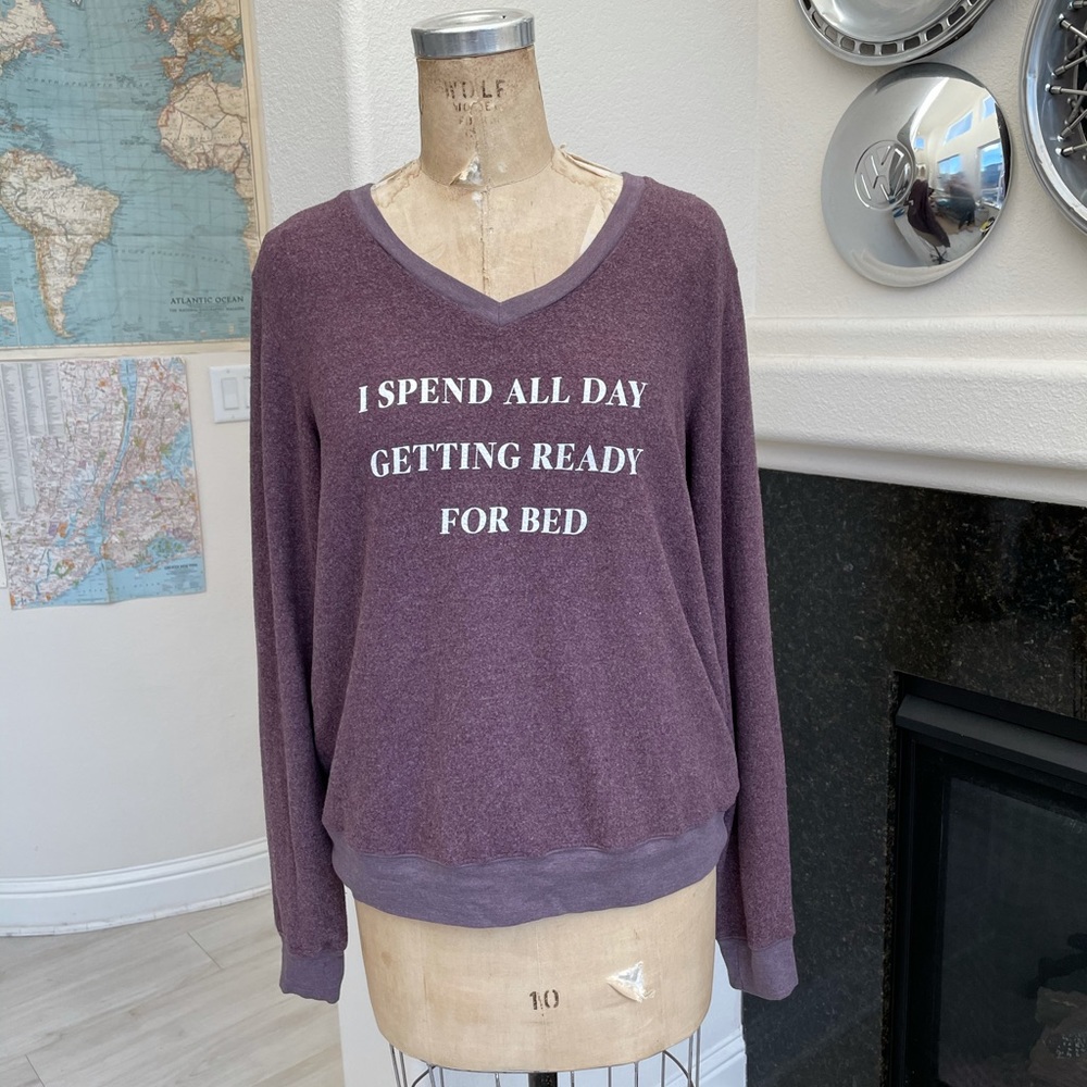 Wildfox I spend all day getting ready for bed. Washed Line Dried Worn Once. - Picture 4 of 6